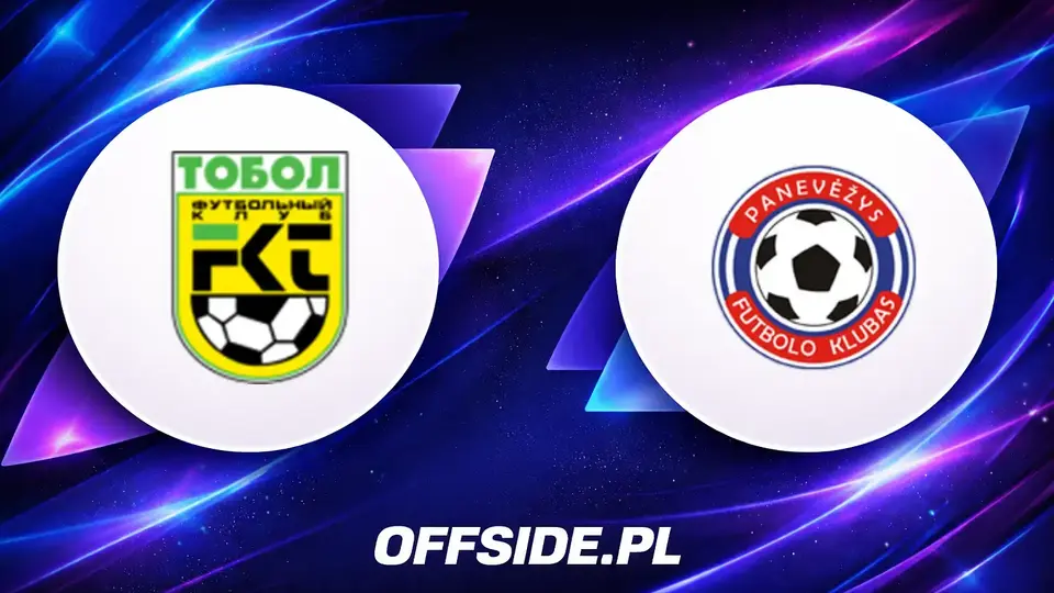 Oficjalne składy przed meczem FK Tobol Kostanay z Panevėžys
