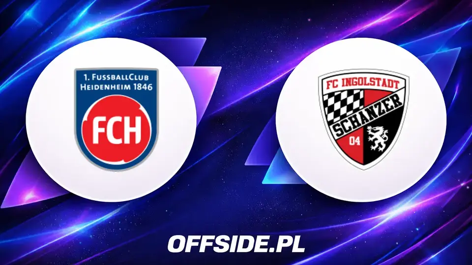 Oficjalne składy na mecz FC Heidenheim z FC Ingolstadt 04