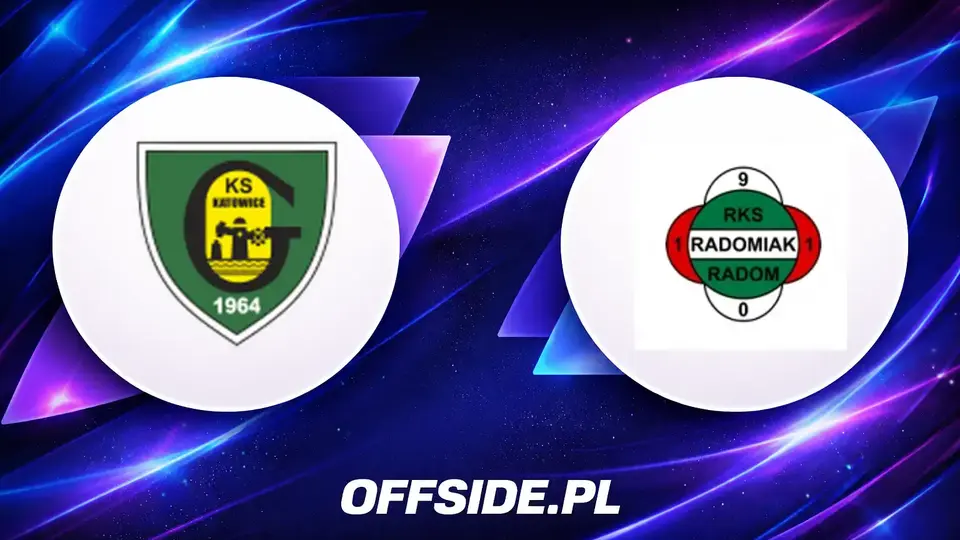 GKS Katowice kontra Radomiak: Znamy składy