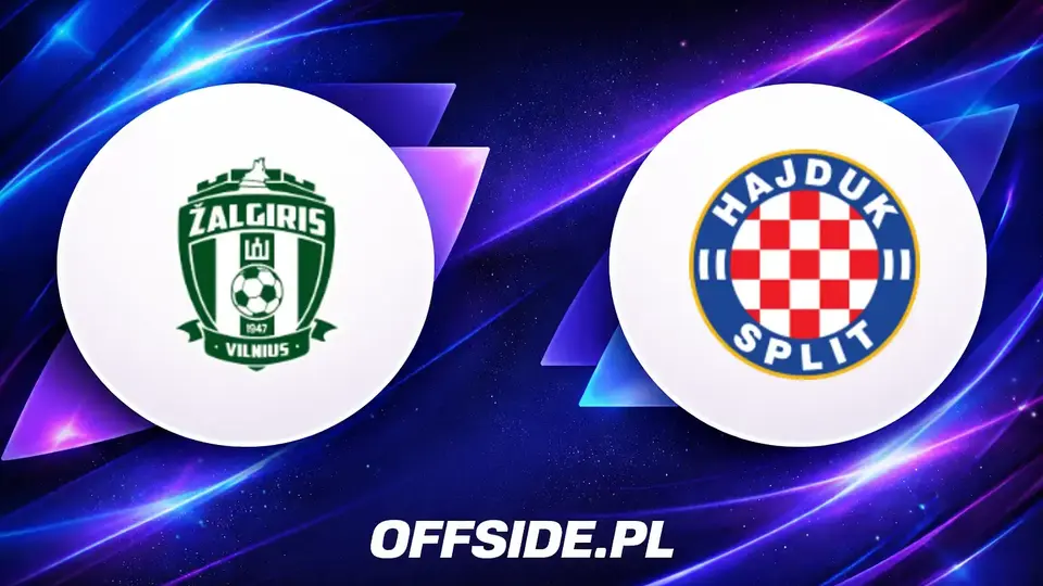 Oficjalne składy FK Zalgiris Vilnius i HNK Hajduk Split na starcie 6 sierpnia