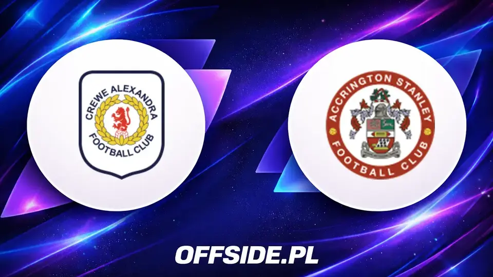 Znamy składy na mecz Crewe z Accrington ST