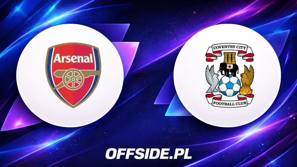 Arsenal vs Coventry: Znamy oficjalne składy na mecz